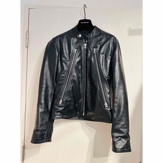 エムエムシックス(MM6)のMM6 Maison Margiela レザージャケット 5ZIP(ライダースジャケット)