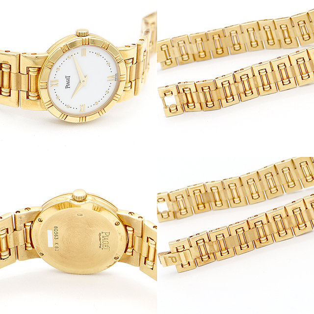 PIAGET - 電池交換済 PIAGET ピアジェ ダンサー 80563 K81 金 PIAGET - 電池交換済 PIAGET ピアジェ ダンサー 80563 K81 金