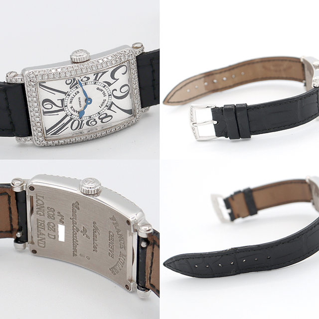 純正ベルト付 電池交換済 FRANCK MULLER フランクミュラー ロング