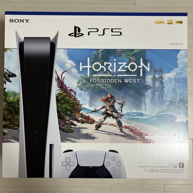 PlayStation(プレイステーション)のPlayStation 5 Horizon Forbidden West 同梱版 エンタメ/ホビーのゲームソフト/ゲーム機本体(家庭用ゲーム機本体)の商品写真