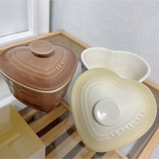 ルクルーゼ(LE CREUSET)のルクルーゼ　ハート型ラムカン(食器)