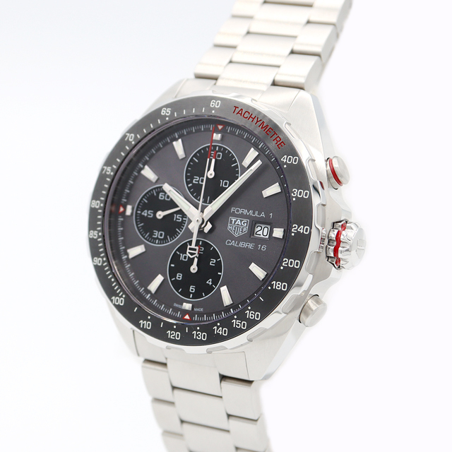 内部点検済 TAG Heuer タグホイヤー フォーミュラ1 キャリバー16 クロノグラフ CAZ2012 BA0876 デイト グレー SS ステンレス セラミック メンズ 自動巻き フォーミュラー1【6ヶ月保証】【腕時計】