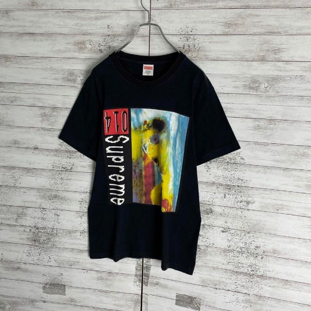 7667 【入手困難】シュプリーム☆ビッグロゴ定番カラー人気デザインtシャツ美品