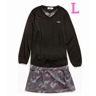 フィラ(FILA)の◆FILA◆ セットアップチュニック　カモフラージュ　L(ヨガ)