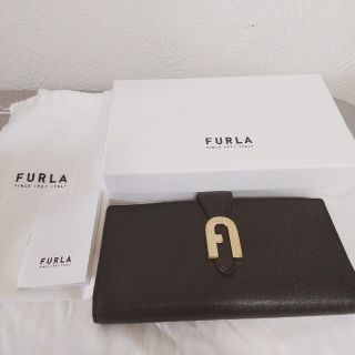 フルラ(Furla)の箱 保存袋付き✨FURLA ソフィア 長財布 レザー 黒 ブラックAAX12(財布)