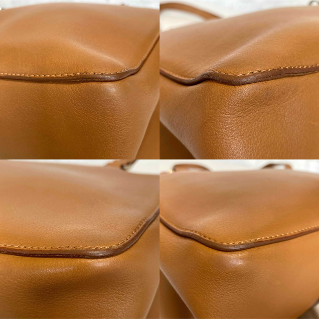 極美品】MAURO GOVERNA×WAKO キャメル レザー ハンドバッグ
