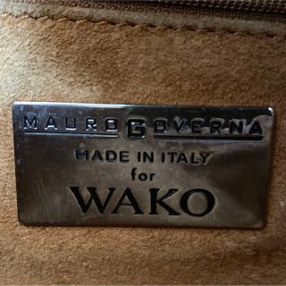 極美品】MAURO GOVERNA×WAKO キャメル レザー ハンドバッグの通販 by