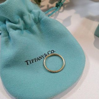 Tiffany & Co. - ティファニー メトロリング 7号 フルダイヤモンド k18