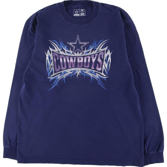 NFL TEAM APPAREL NFL DALLAS COWBOYS ダラスカウボーイズ 両面プリント ロングTシャツ ロンT メンズL /eaa319914