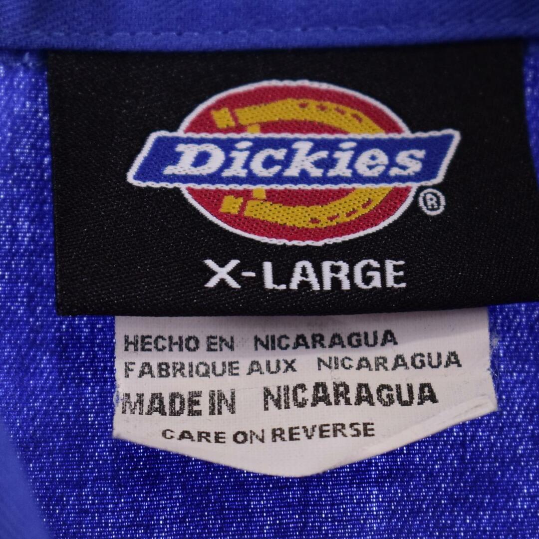 Dickies(ディッキーズ)の古着 ビッグサイズ ディッキーズ Dickies バイカラー 半袖 ワークシャツ メンズXXXL /eaa322999 メンズのトップス(シャツ)の商品写真
