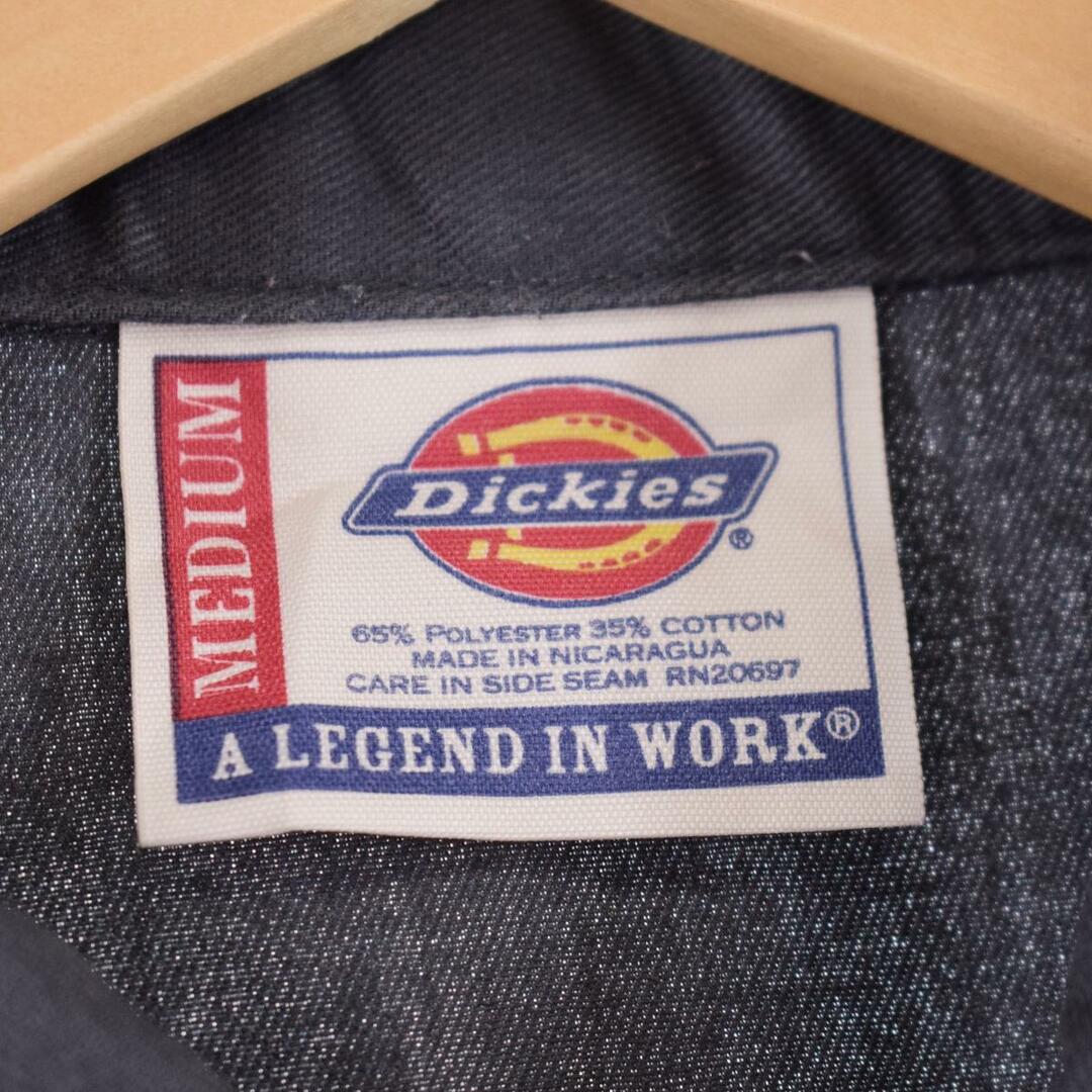 Dickies(ディッキーズ)の古着 ディッキーズ Dickies A LEGEND IN WORK バイカラー 半袖 ワークシャツ メンズL /eaa322965 メンズのトップス(シャツ)の商品写真