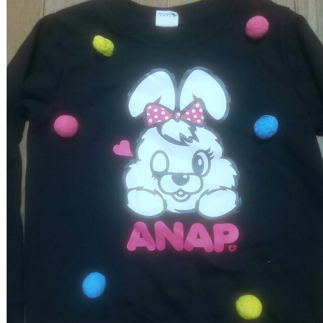 ANAP Kids(アナップキッズ)のアナップ トレーナー キッズ/ベビー/マタニティのキッズ服女の子用(90cm~)(Tシャツ/カットソー)の商品写真