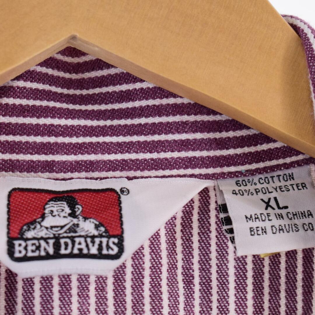 BEN DAVIS - 古着 90年代 ベンデイビス BEN DAVIS ストライプ柄 ...