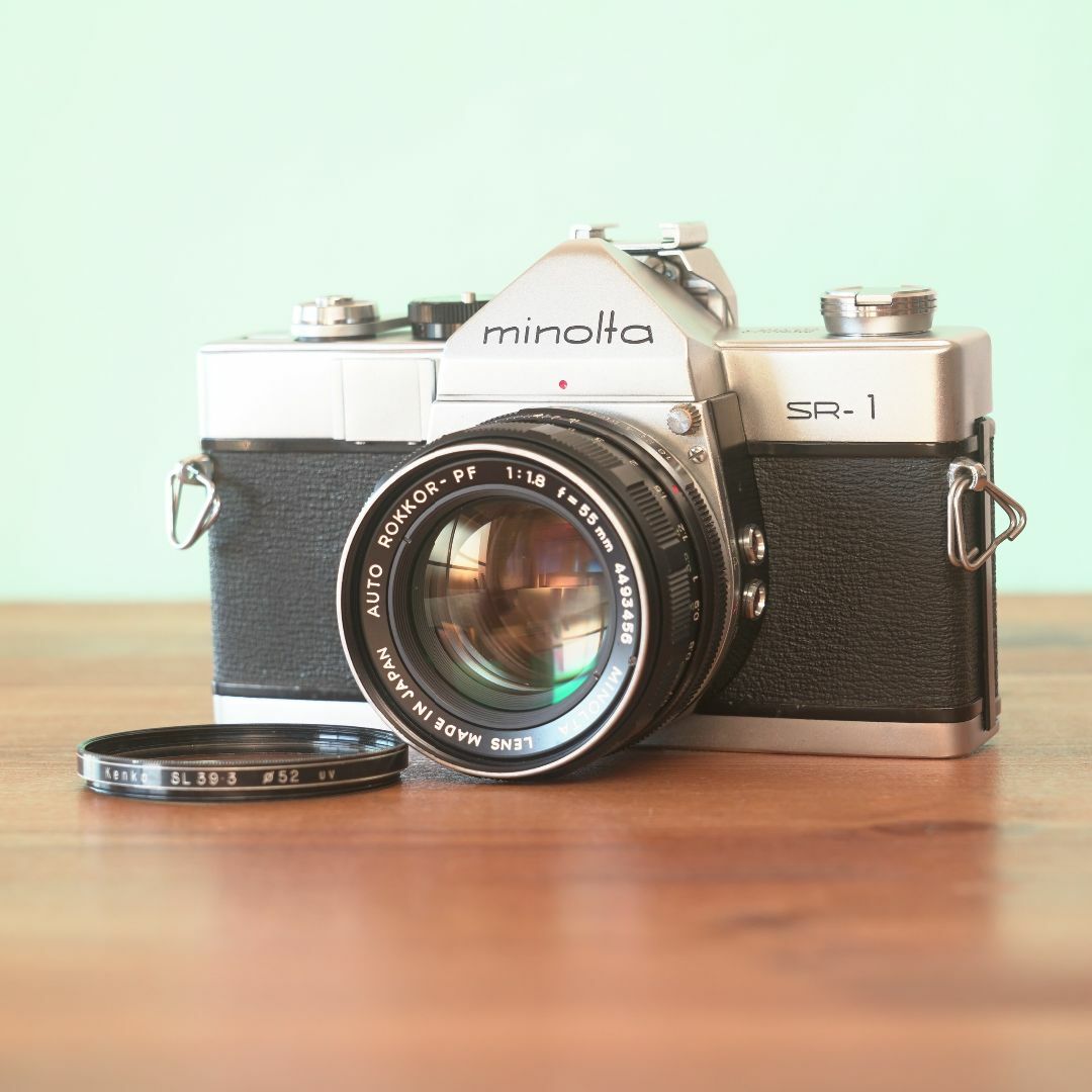 完動品◎ミノルタ SR-1 × 55mm f1.8 フィルムカメラ #675フィルムカメラ