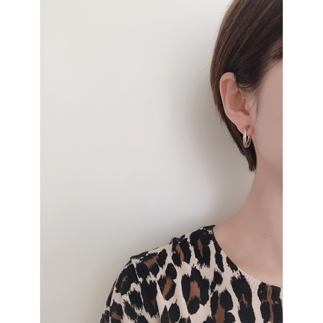 vintage silver earrings ヴィンテージ フープイヤリング レディースのアクセサリー(イヤリング)の商品写真