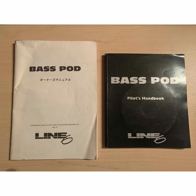 【マルチエフェクター】line6 bass pod 純正アダプター付き