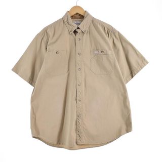 カーハート(carhartt)の古着 カーハート Carhartt 半袖 ボタンダウン ワークシャツ メンズXL /eaa322954(シャツ)