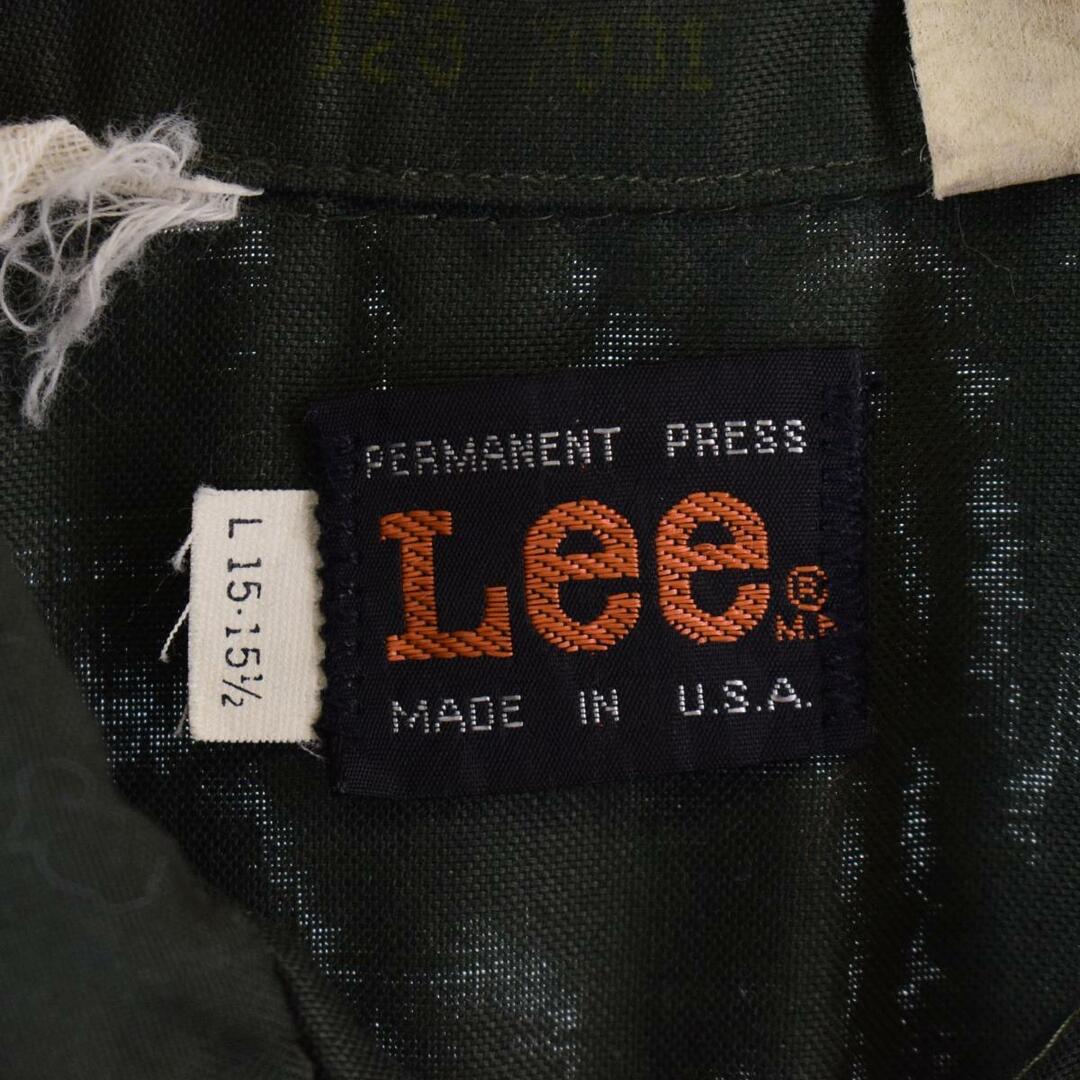 Lee(リー)の古着 リー Lee チェーン刺繍 長袖 ワークシャツ メンズM /eaa322586 メンズのトップス(シャツ)の商品写真