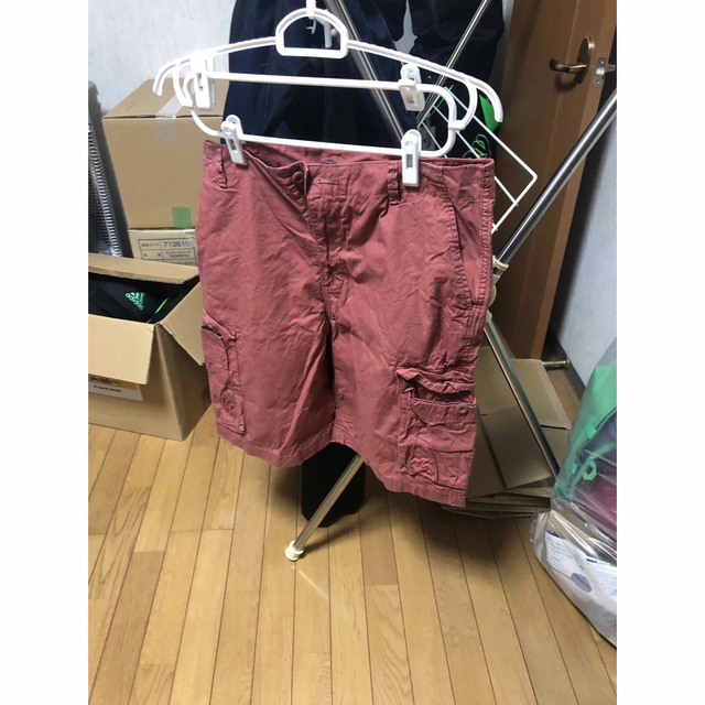 ピンクオレンジのショートパンツ メンズのパンツ(ショートパンツ)の商品写真