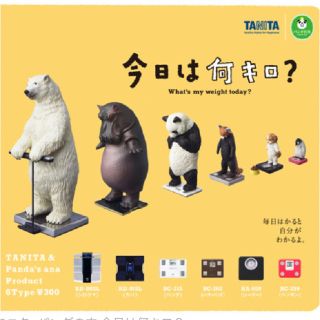 タニタ(TANITA)の今日は何キロ？　ガチャガチャ(キャラクターグッズ)