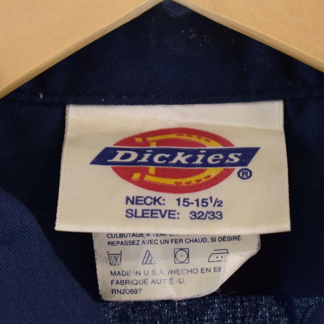 Dickies(ディッキーズ)の古着 ディッキーズ Dickies 長袖 ワークシャツ メンズL /eaa322594 メンズのトップス(シャツ)の商品写真