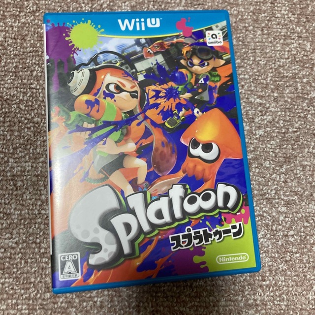 Wii U(ウィーユー)のSplatoon（スプラトゥーン） Wii U エンタメ/ホビーのゲームソフト/ゲーム機本体(家庭用ゲームソフト)の商品写真