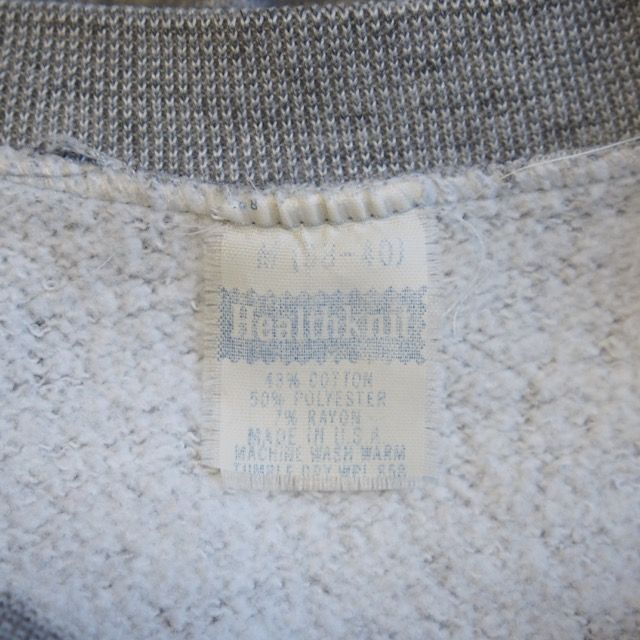 希少 80s USA製 Healthknit ブラックシープデザインスウェット