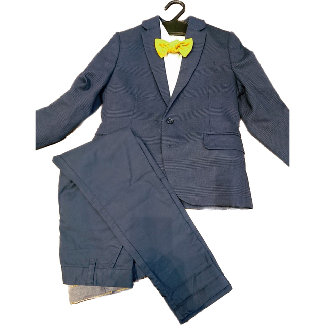 H&M(エイチアンドエム)の入学式　男児　120  スーツ　H&M   フォーマルスーツ キッズ/ベビー/マタニティのキッズ服男の子用(90cm~)(ドレス/フォーマル)の商品写真