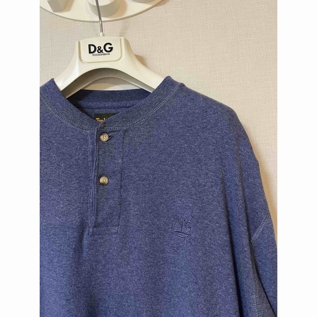 GAP(ギャップ)のティンバーランド ボックスシルエット ヘンリーネック 薄スウェット プルオーバー メンズのトップス(Tシャツ/カットソー(七分/長袖))の商品写真