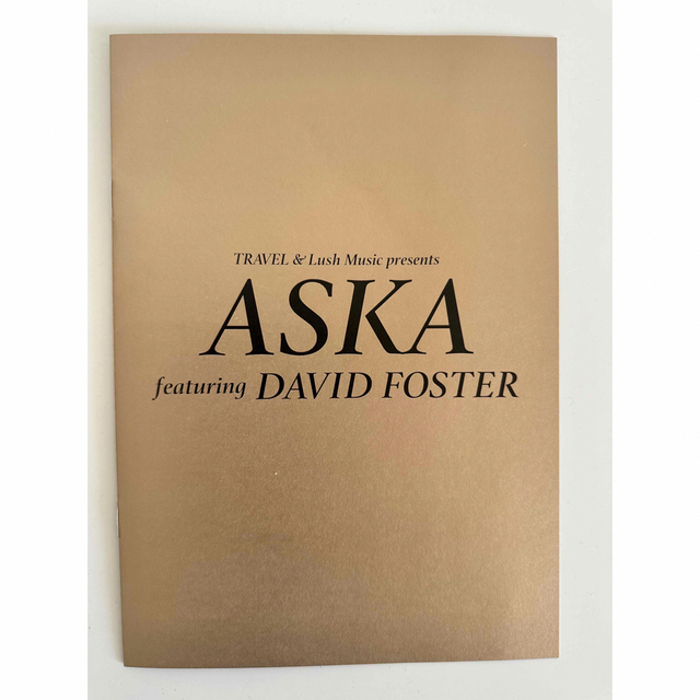 ASKA & David Foster LIVE 来場者特典 Blu-ray