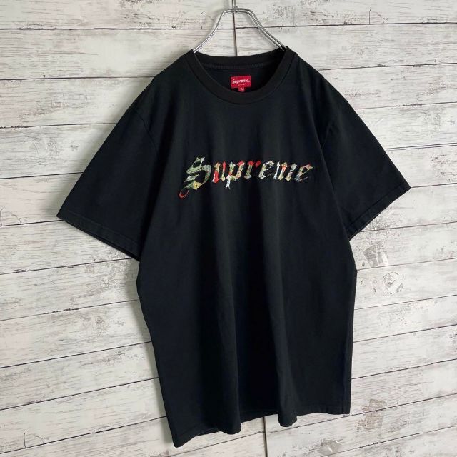 7371 【希少XLサイズ】シュプリーム☆ビッグロゴ定番カラーtシャツ美品