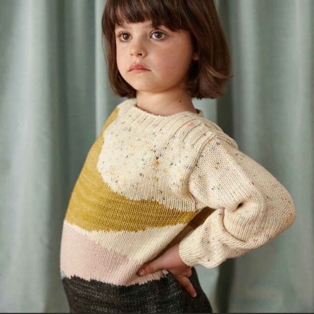 misha and puff landscape sweater 3～4y