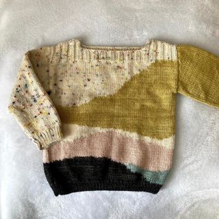 キャラメルベビー&チャイルド(Caramel baby&child )のmisha and puff landscape sweater 3～4y(ニット)