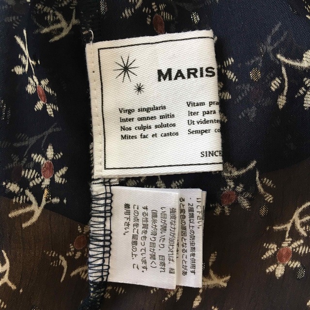 マリスステラ Maris stella 花柄 カーディガン ガウンの通販 by 帰省の