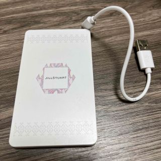 ジルスチュアート(JILLSTUART)のジルスチュアート　モバイルバッテリー　携帯　充電器　ノベルティ　非売品(その他)