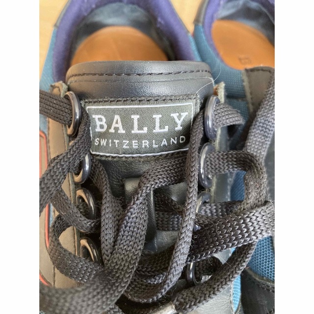 超美品 BALLY 5 1/2E 超上質 レザー スニーカー