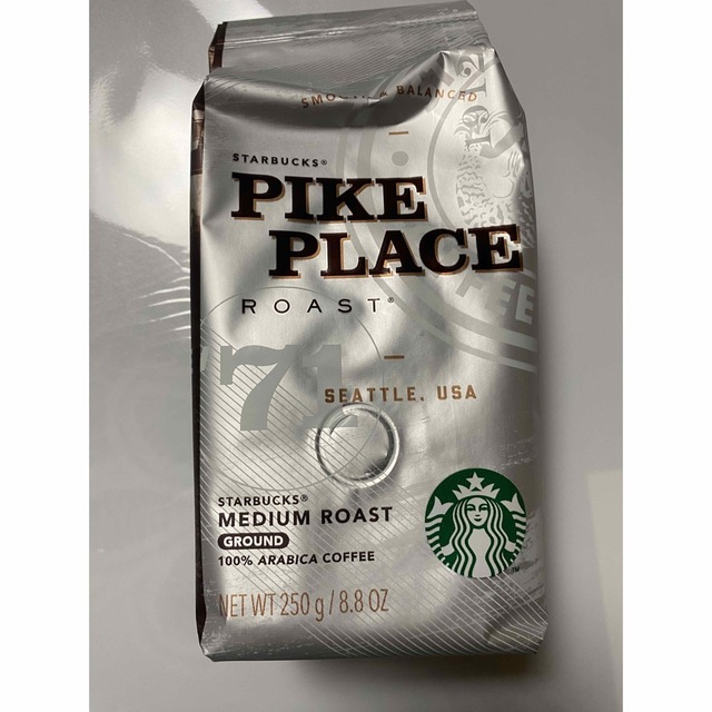 Starbucks Coffee(スターバックスコーヒー)のStarbucks コーヒー豆引き換えカード＋コーヒー豆パイクプレイスロースト チケットの優待券/割引券(フード/ドリンク券)の商品写真