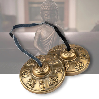 ティンシャ ヒーリングベル　チタンベル  瞑想　ヨガ　浄化　チベット密教　癒し(金属工芸)