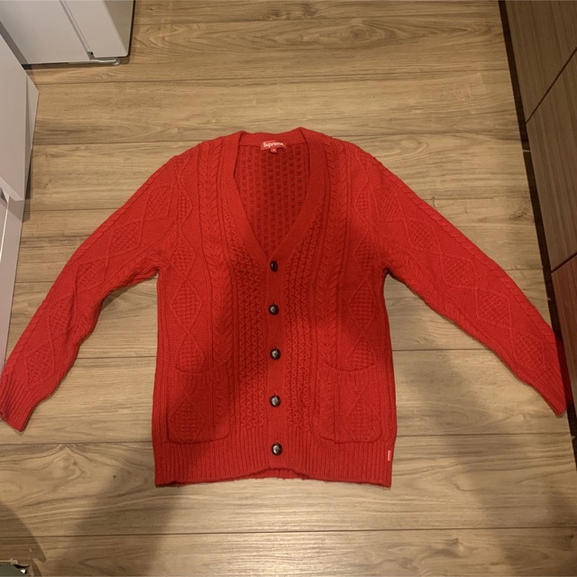 Supreme 16AW Cable Knit Cardigan M