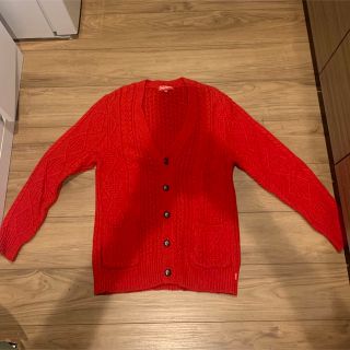 Supreme 16AW Cable Knit Cardigan M