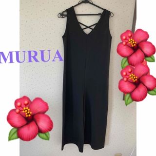 ムルーア(MURUA)のムルーア　オールインワン　黒オールインワン(オールインワン)