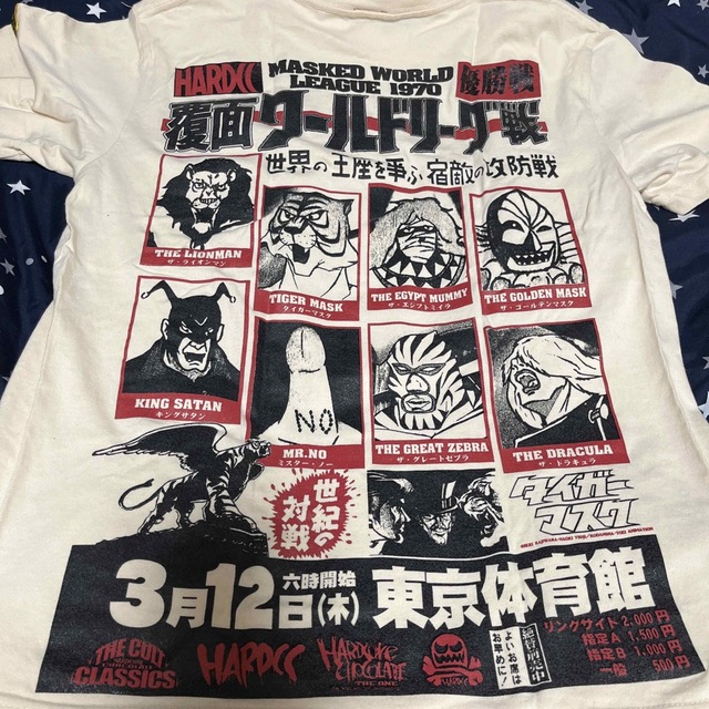 MASKED WORLD LEAGUE 1970（タイガーマスク） メンズのトップス(Tシャツ/カットソー(半袖/袖なし))の商品写真