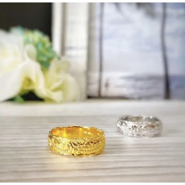 幸せを呼ぶ指輪❤ ハワイアンジュエリー  ハネムーン  シルバー  11号 レディースのアクセサリー(リング(指輪))の商品写真