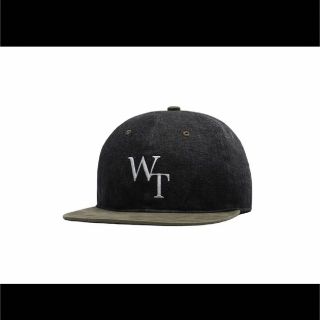 ダブルタップス(W)taps)の（極美品）wtaps cap black denim タグ付き(キャップ)