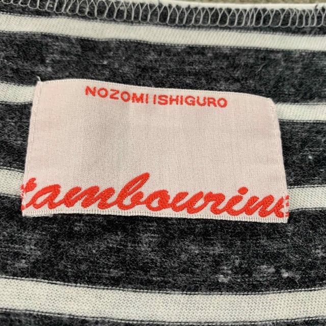 NOZOMI ISHIGURO(ノゾミイシグロ)のノゾミイシグロ　Tシャツ　ボーダー　NOZOMI ISHIGURO レディースのトップス(Tシャツ(半袖/袖なし))の商品写真