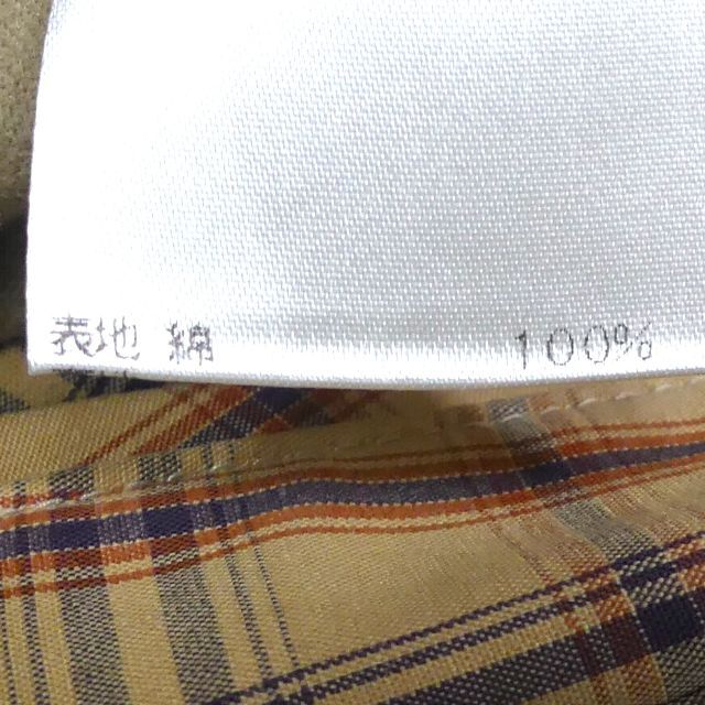 JUNMEN(ジュンメン)の日本製 トレンチコート Pコート M メンズ チェック ジュンメン TY2281 メンズのジャケット/アウター(トレンチコート)の商品写真