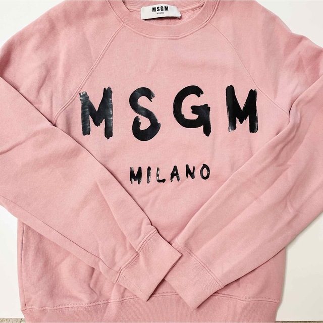 MSGM - msgmトレーナー ピンクの通販 by ふぅちゃん87's shop ...