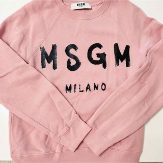 エムエスジイエム(MSGM)のkittyさま専用！msgmトレーナー　ピンク(トレーナー/スウェット)