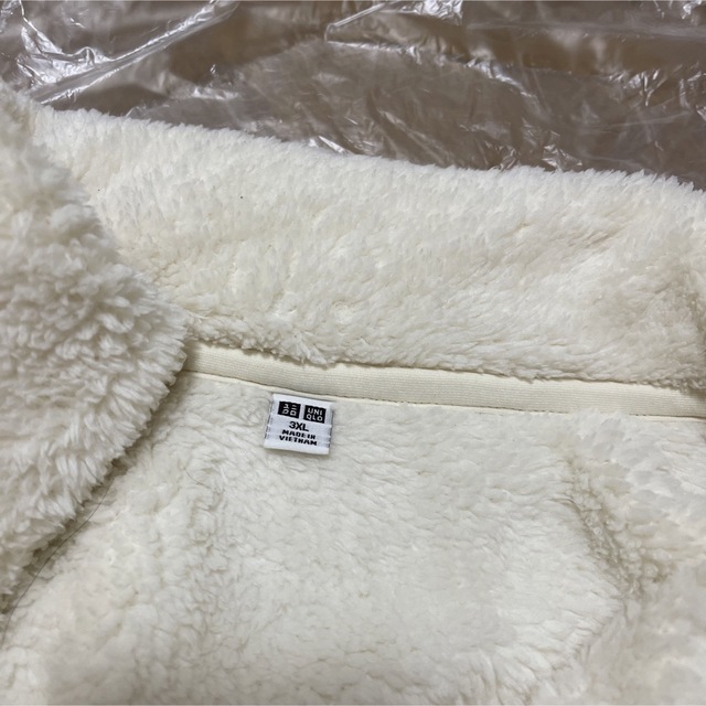 UNIQLO(ユニクロ)のファーリーフリースフルジップジャケット ホワイト レディースのジャケット/アウター(その他)の商品写真