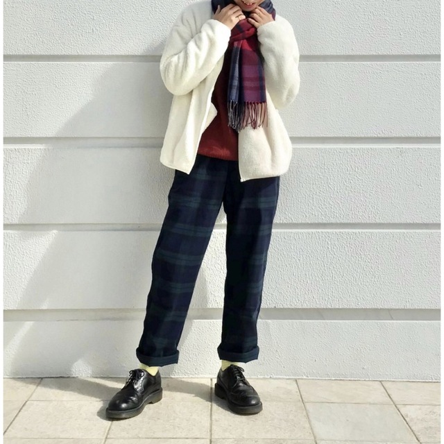 UNIQLO(ユニクロ)のファーリーフリースフルジップジャケット ホワイト レディースのジャケット/アウター(その他)の商品写真